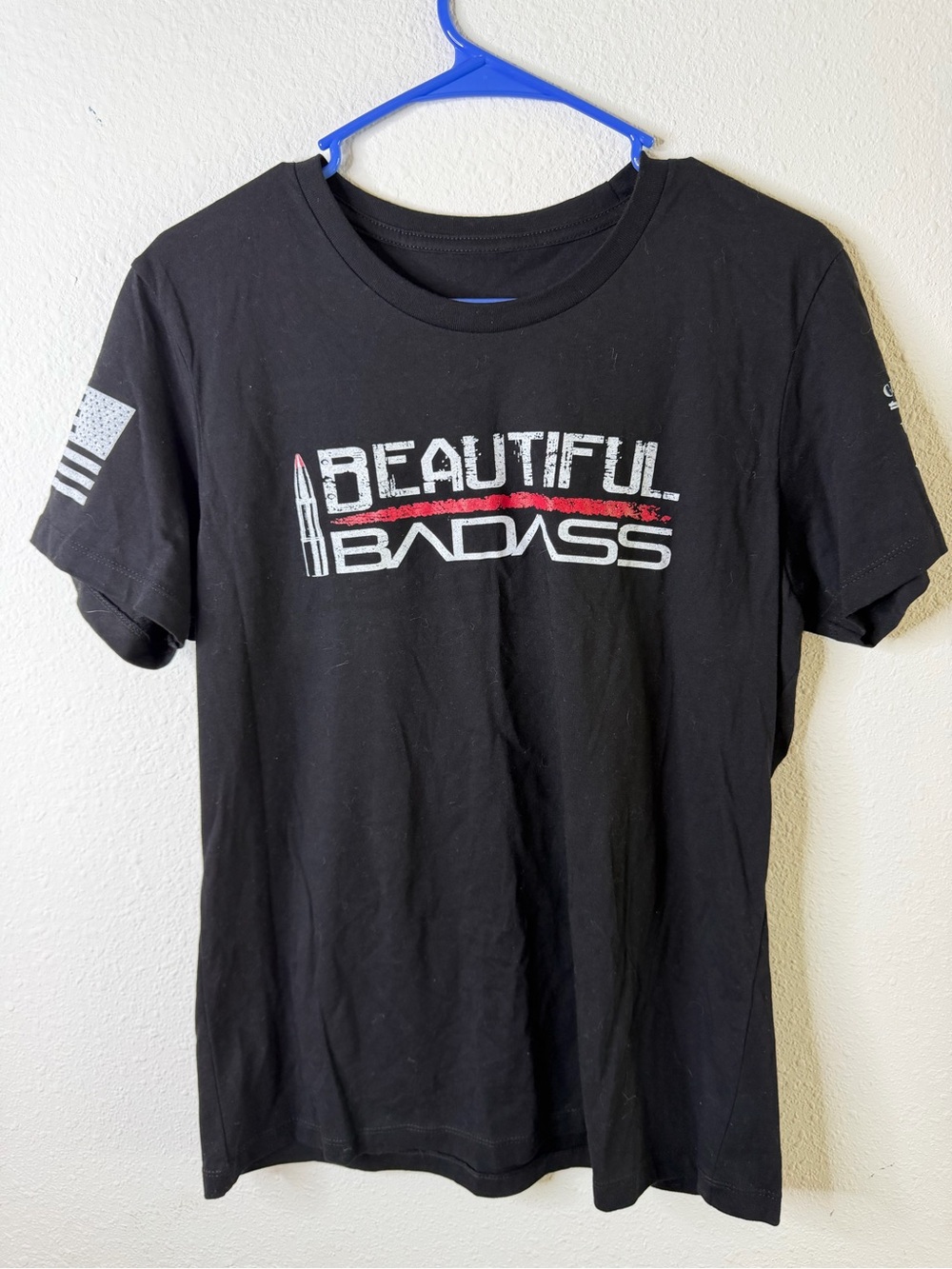 Grunt Style Black Short-Sleeve "Beautiful Badass" Graphic Tee